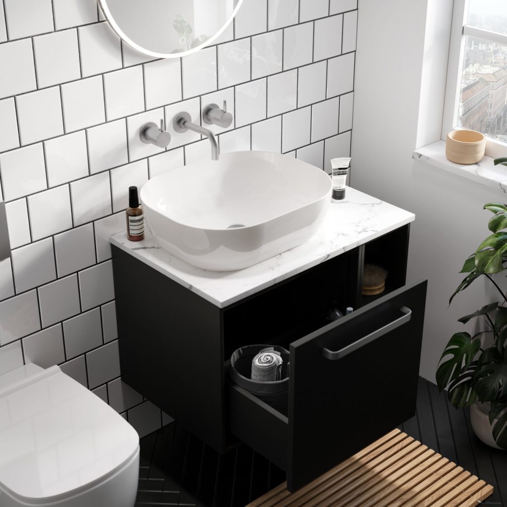Crosswater P 36 Infinity Black 03 Hr | Eat Soak Sleep, Rugby