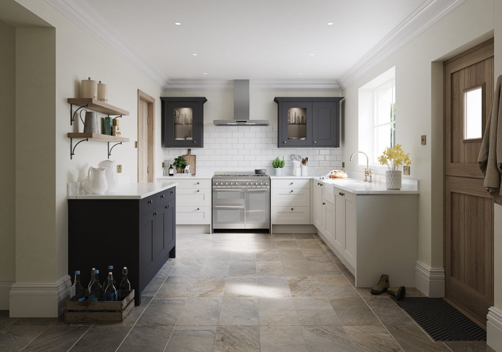 Kitchen Companies Stratford-Upon-Avon - Daval Shaker Country Kitchen | Eat Soak Sleep, Rugby