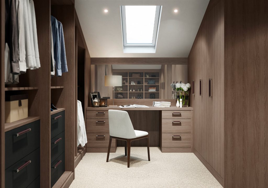 Daval Wooden Walk In Wardrobe 2 | Eat Soak Sleep, Rugby