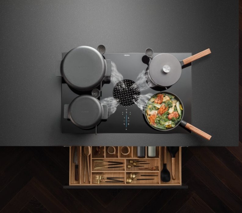 Kitchen Showrooms Leicestershire |Expert Kitchen Designers Near You - Bora X Pure Storage Space 1024X698 1 | Eat Soak Sleep, Rugby