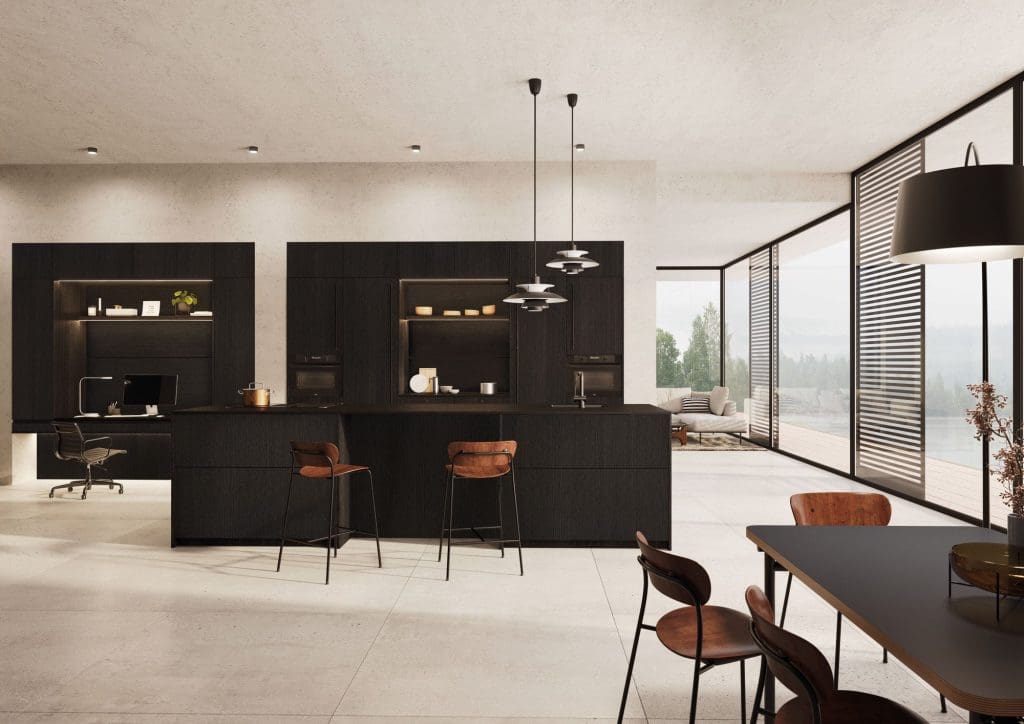 Kitchen Showroom Stratford-Upon-Avon - Rotpunkt Black Zerox Sy Dark Wood Kitchn | Eat Soak Sleep, Rugby