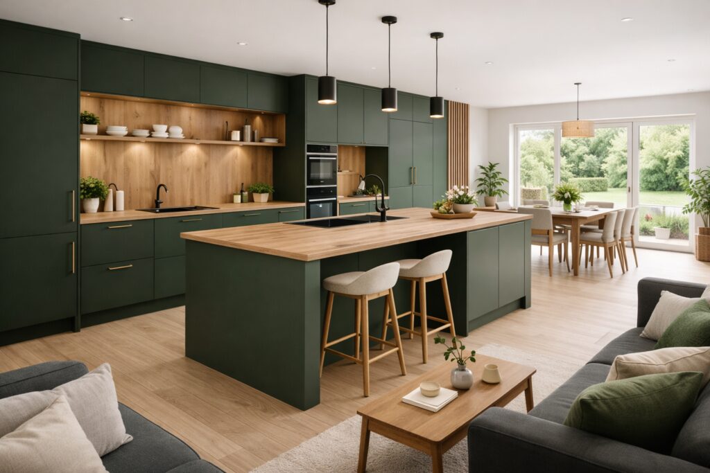 green kitchens Rugby | Eat Soak Sleep, Rugby