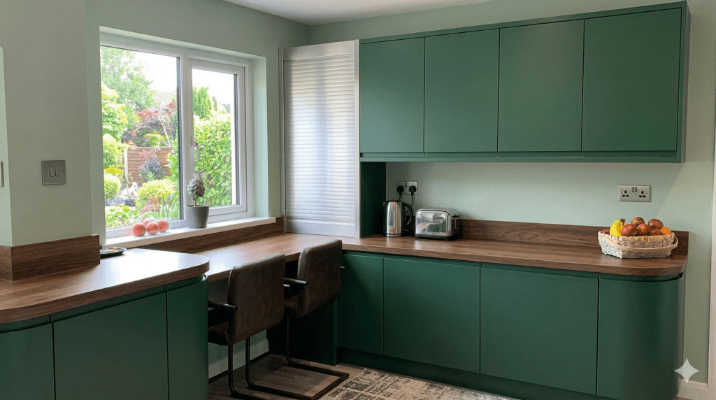 green kitchens Rugby | Eat Soak Sleep, Rugby