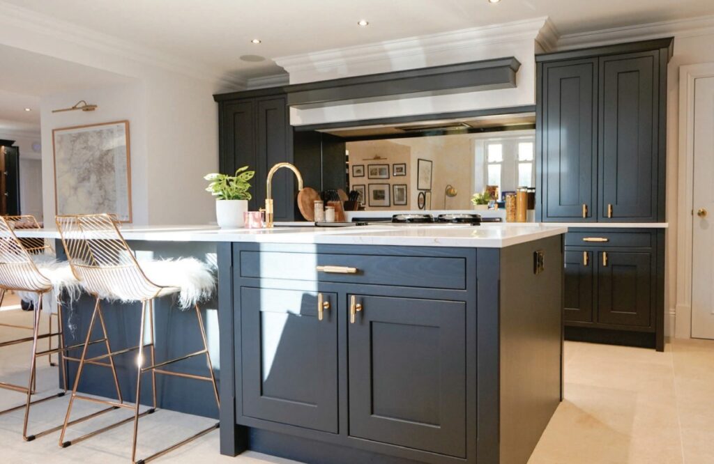 blue kitchens Rugby | Eat Soak Sleep, Rugby