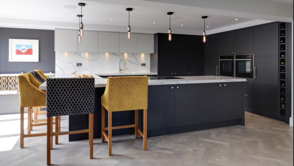 blue kitchens Rugby | Eat Soak Sleep, Rugby