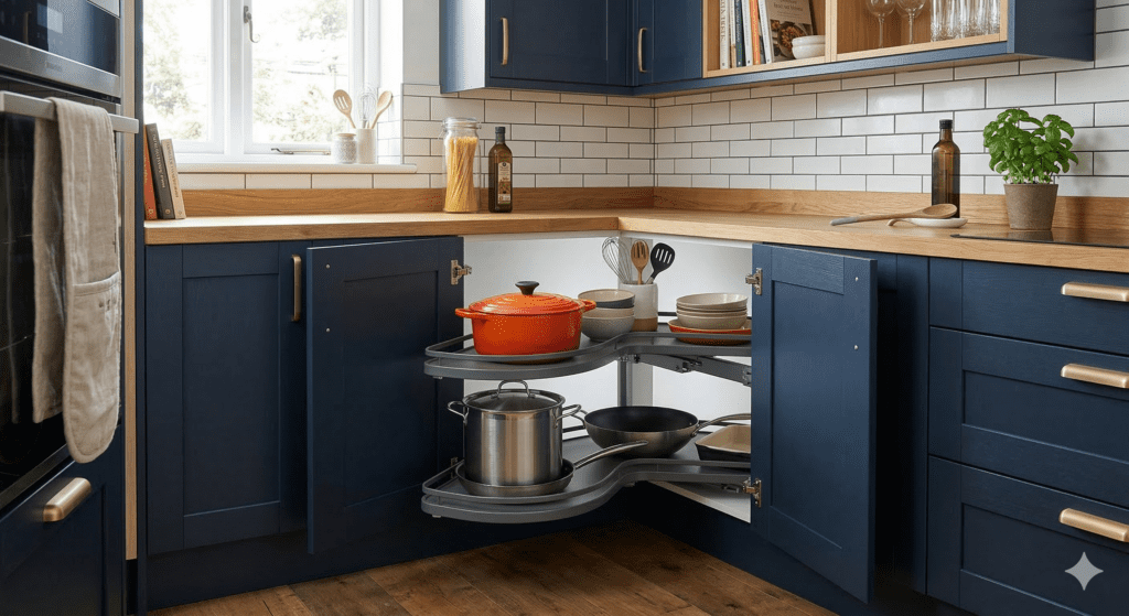 blue kitchens Rugby | Eat Soak Sleep, Rugby