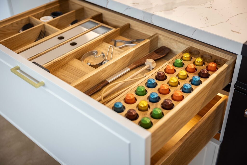 internal kitchen storage options | Eat Soak Sleep, Rugby