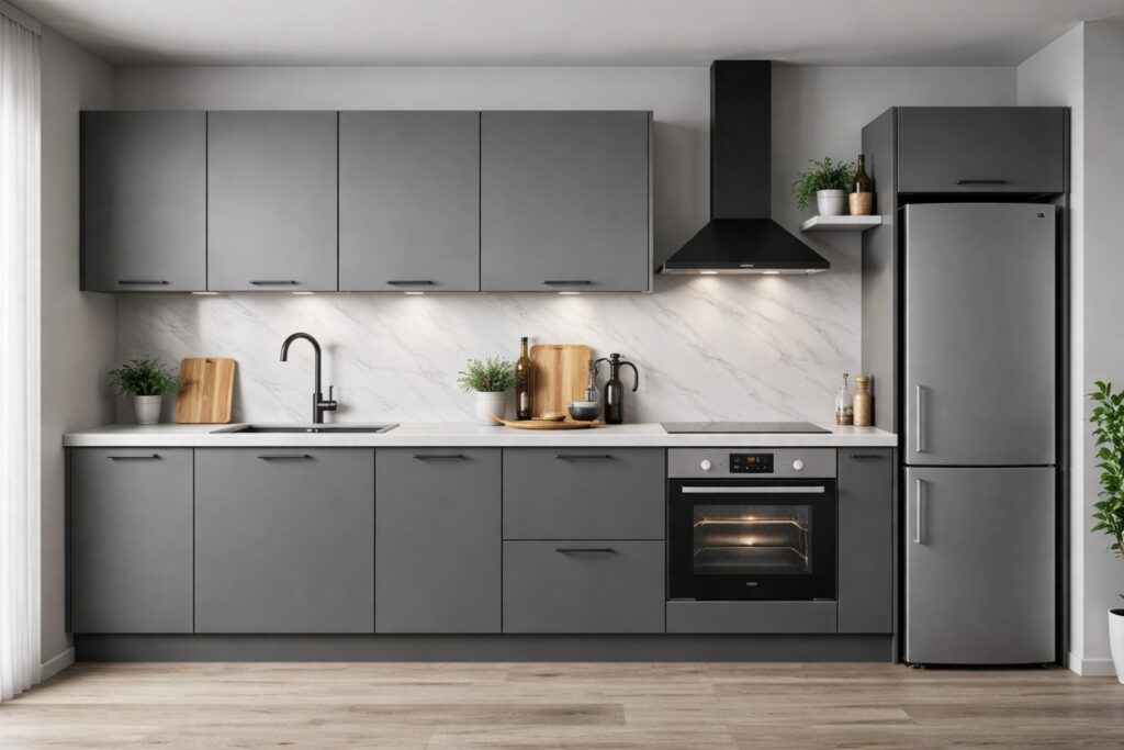 one wall kitchen design in Ruby - Eat Soak Sleep
