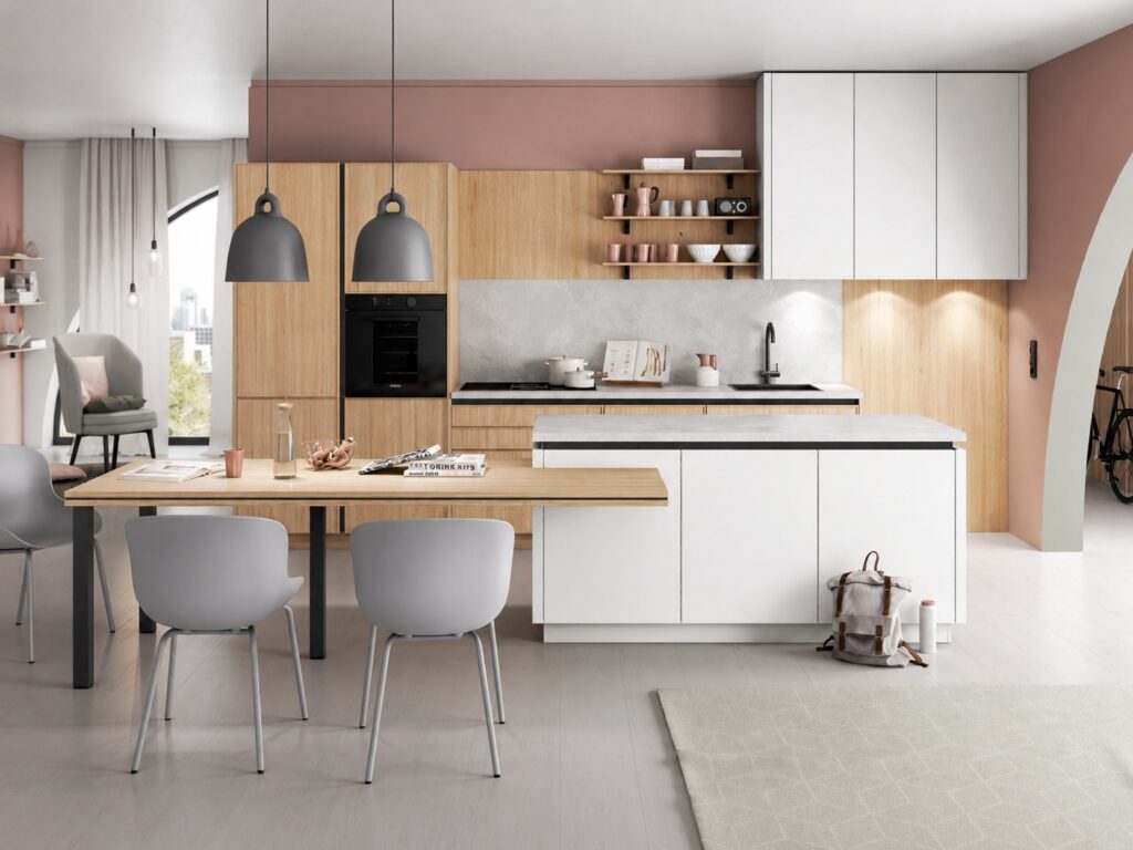 white and wood kitchens Rugby | Eat Soak Sleep, Rugby