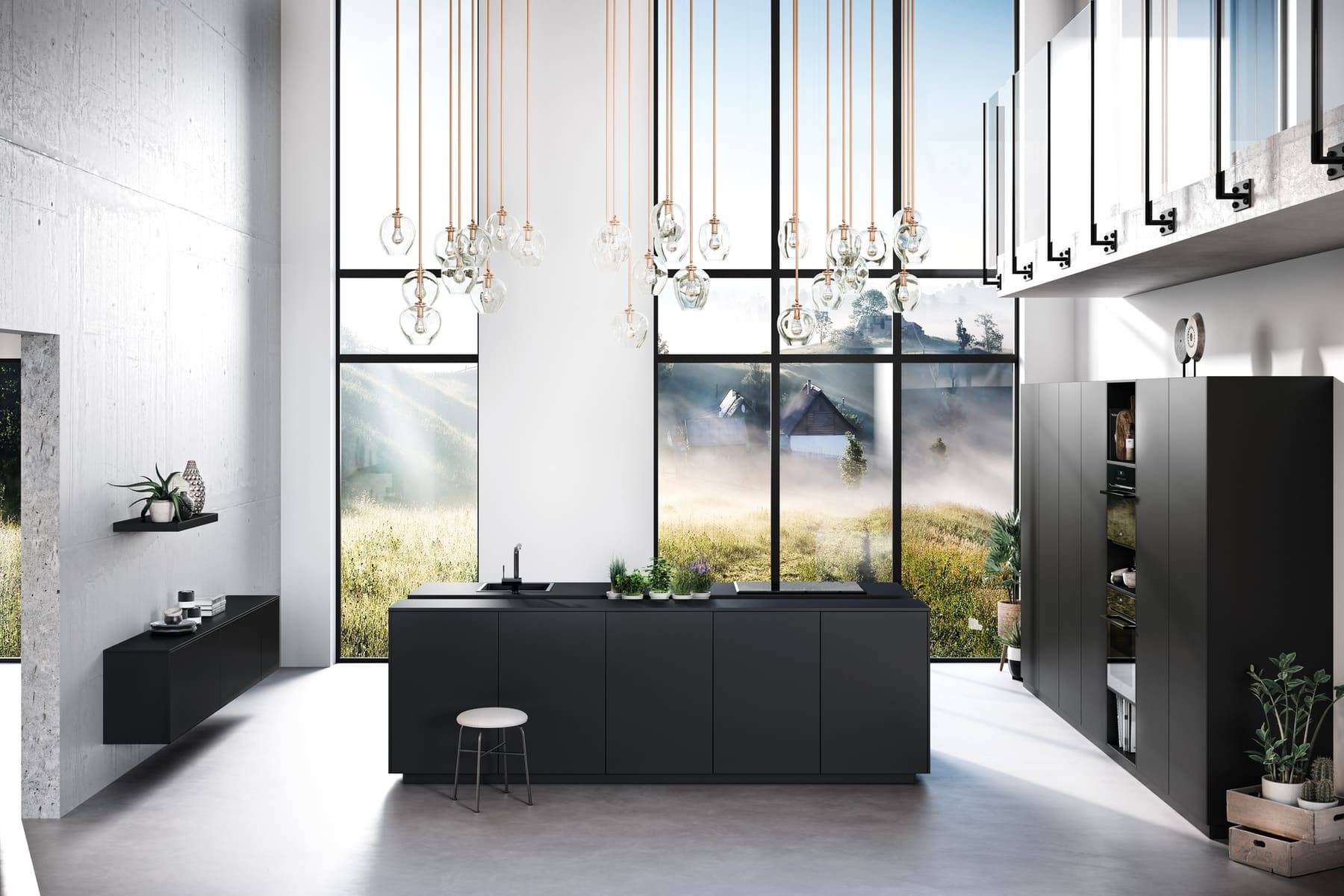 Rotpunkt Dark Matt Kitchen | Eat Soak Sleep, Rugby